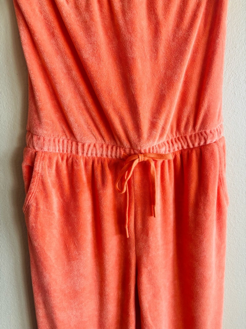 Beyond Yoga Women's Orange Terry Cloth Tropez Jumpsuit Size: Small - Picture 5 of 8